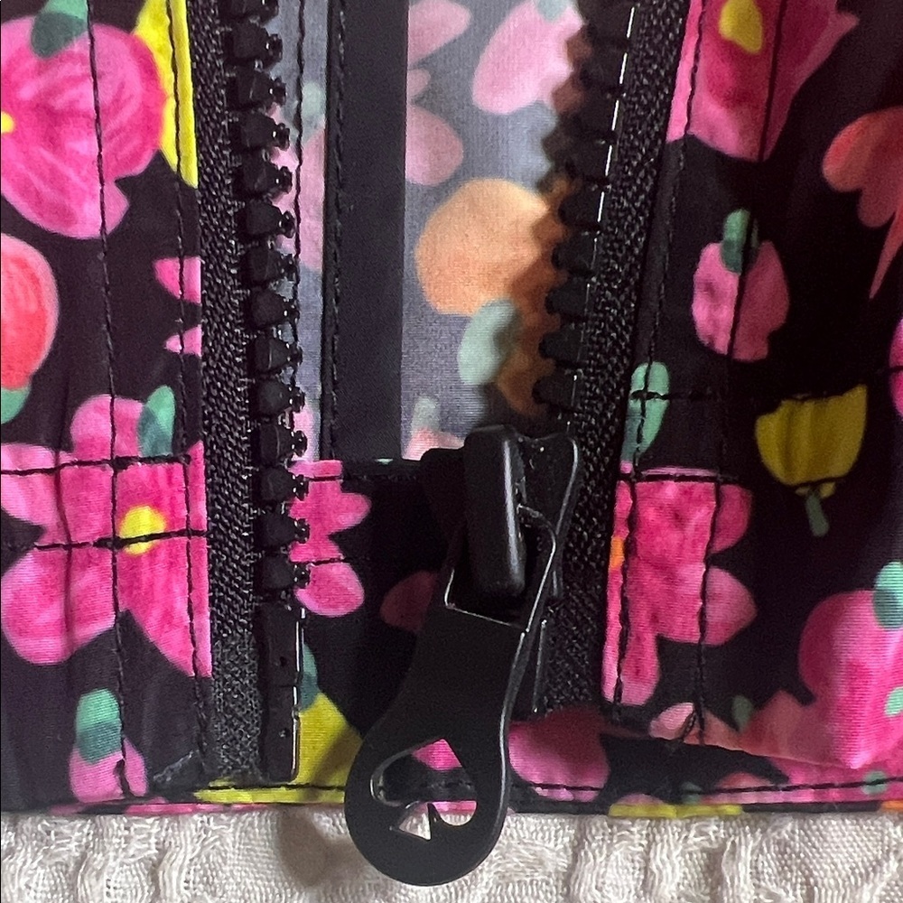 Kate Spade pink and black Floral jacket size M - Picture 10 of 12